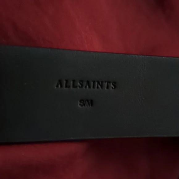 AllSaints Zip leather belt bag NWOT S/M - Picture 5 of 5
